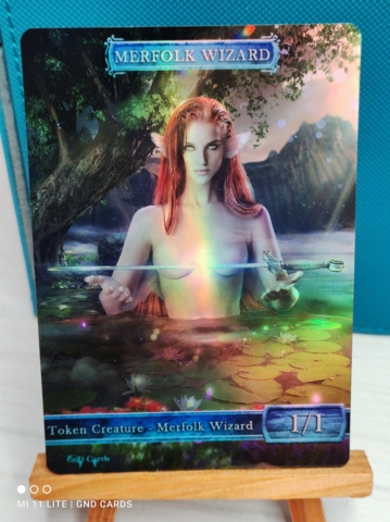 Foil Merfolk Wizard